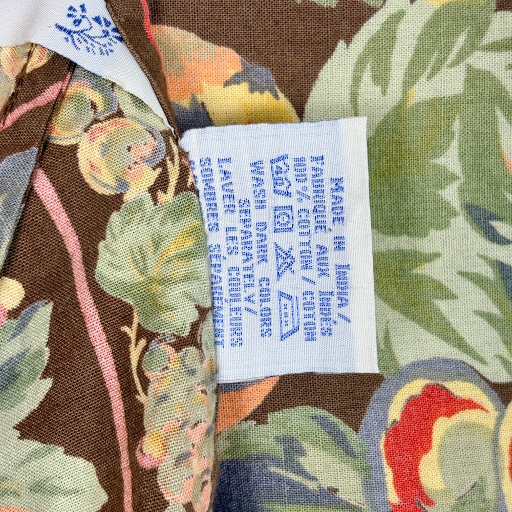 April Cornell Marguerite Tablecloth Square 53" Fruit French Country Cottagecore - Picture 5 of 9
